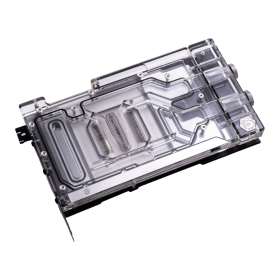 Bitspower VGA Water Block Instruction Manual