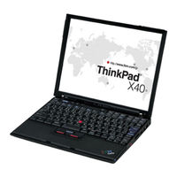 IBM ThinkPad X series Install Manual
