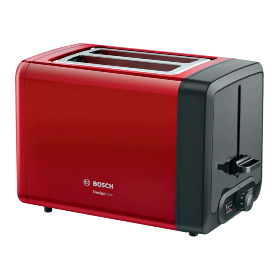 Bosch DesignLine TAT4P42 Series Information For Use
