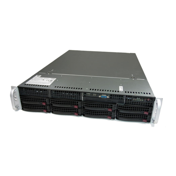 Supero 6026T-NTR+ Server Barebones Manuals