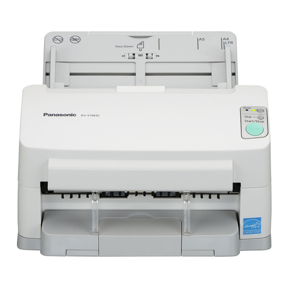 Panasonic KV-S1065C Operating Manual