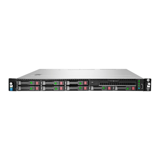 HP ProLiant DL160 Gen9 User Manual
