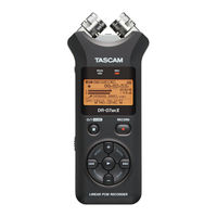 Tascam DR-07mk II Owner's Manual