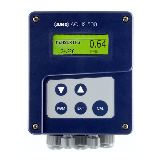 JUMO AQUIS 500 AS Operating Manual