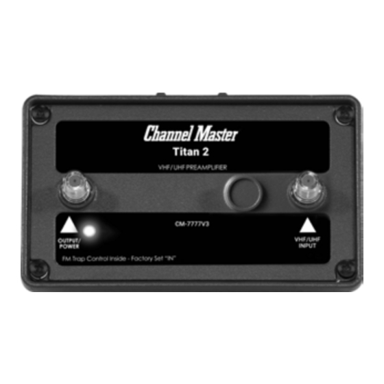 Channel Master TITAN 2 Series User Manual