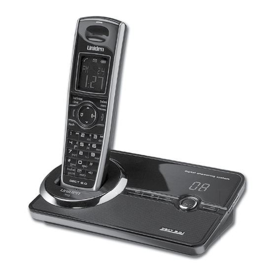 Uniden DECT3080 SERIES User Manual