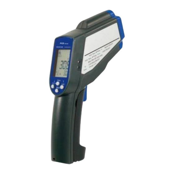 PCE Instruments PCE-IR 425 Operating Instructions