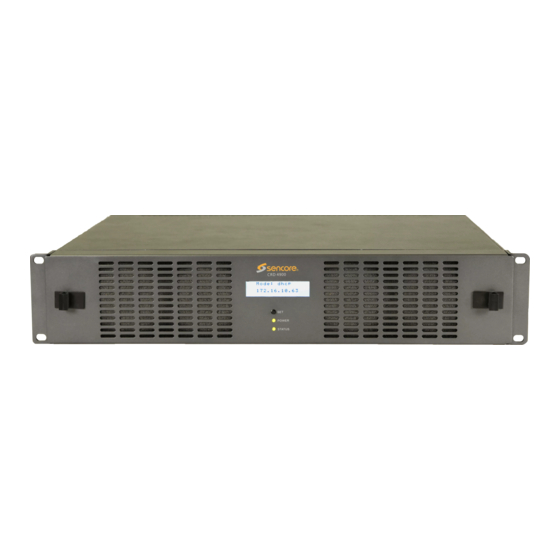 Sencore CRD 4900 Manuals