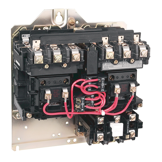 Allen-Bradley Bulletin 505 Quick Start Manual