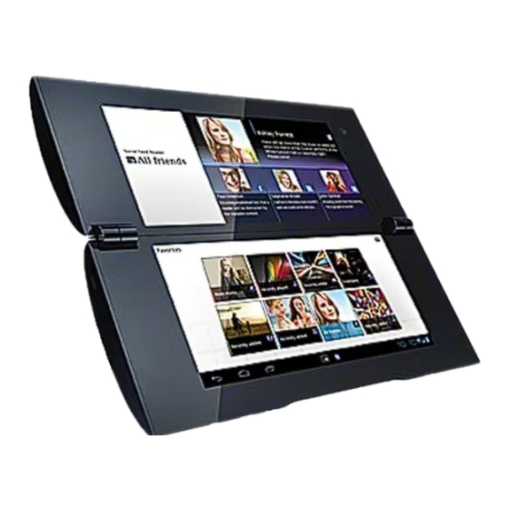 Sony SGPT211NO/S Quick Start Manual