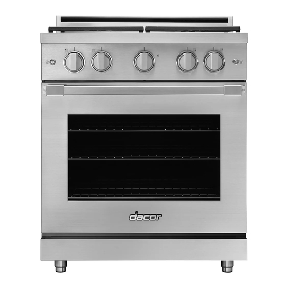Dacor HGR30 Series Use And Care Manual