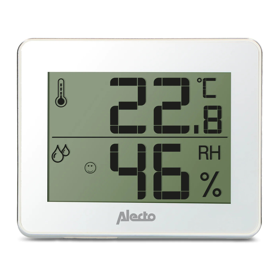 Alecto WS-55 - Thermometer / hygrometer Manual