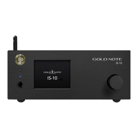 Gold Note IS-10 User Manual