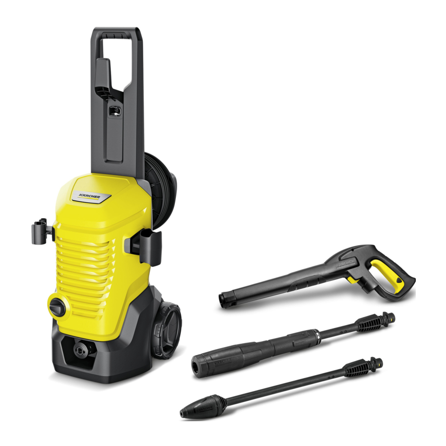 Kärcher K4 WCM, K4 WCM Premium - Pressure Washer Manual