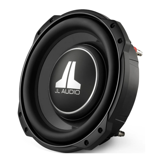 JL Audio 10TW3 Owner's Manual