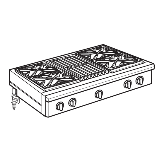 GE 36” Rangetop Installation Instructions Manual