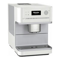 Miele Counter Top Coffee System Operating Instructions Manual