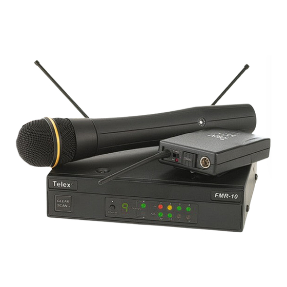 Telex FMR-10 UHF Instructions