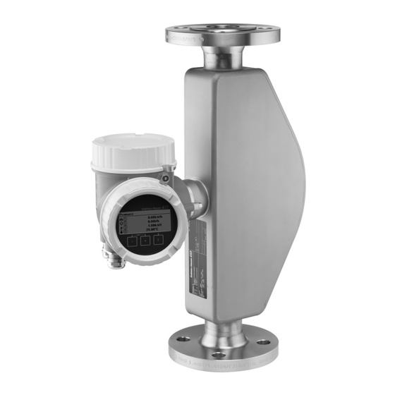 Endress+Hauser Proline Promass E 200 Technical Information