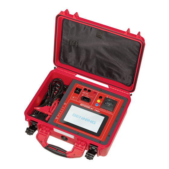 Benning ST 760 Operating Manual