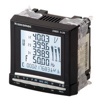 socomec DIRIS A-30 Operating Instructions Manual