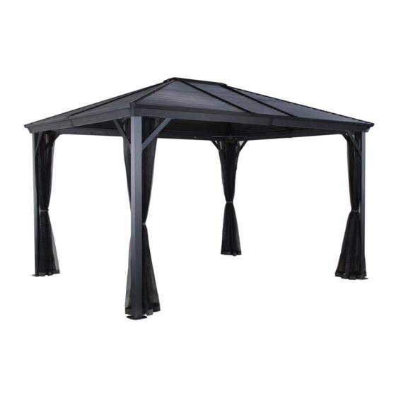 User Manuals: Sojag Ellington Sun Shelter