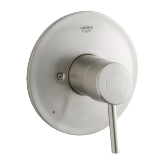 Grohe Concetto 19 457 Manual