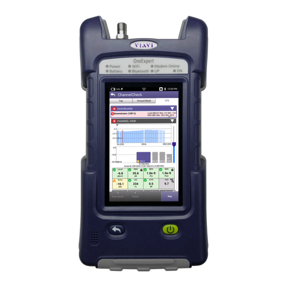 Viavi OneExpert ONX-220 Quick Start Manual