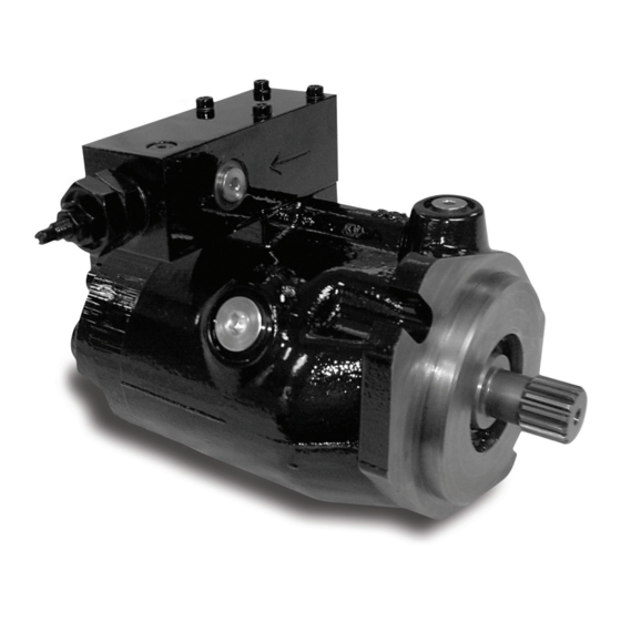 Parker P1 Series Service Information