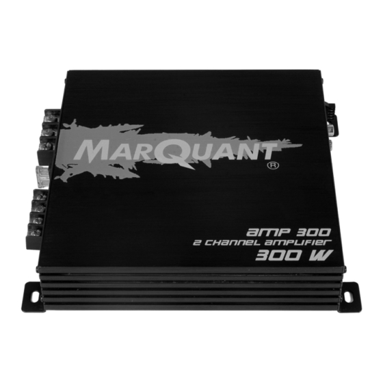 Marquant amp 300 Instruction Manual