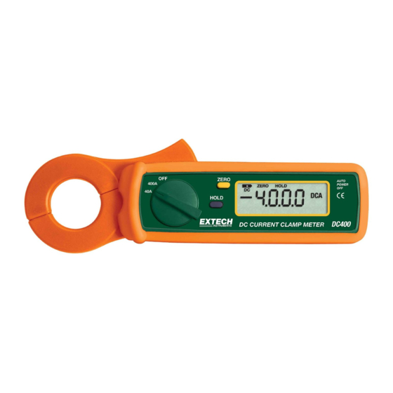 Extech Instruments DC400 User Manual