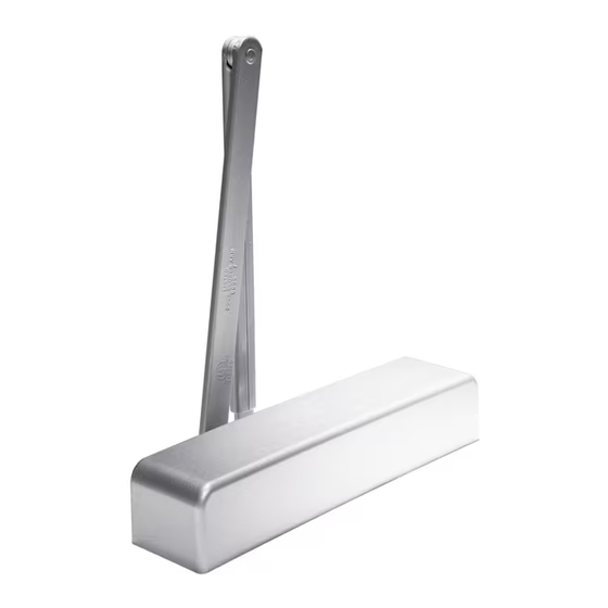 Dorma 8900 Series Manual
