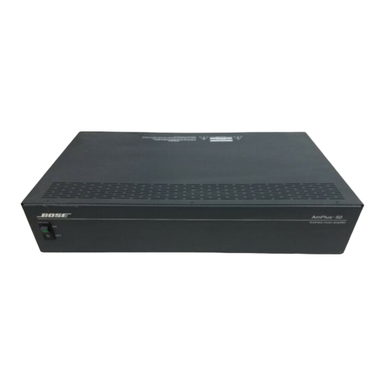 Bose AmPlus 100 User Manual