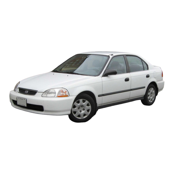 Honda 1996 Civic Sedan Online Reference Owner's Manual