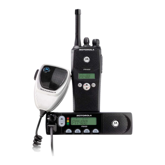 Motorola PR400 Brochure & Specs