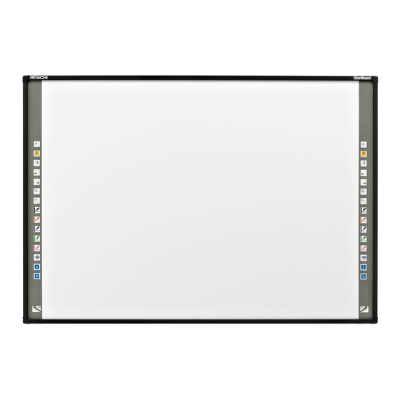 Hitachi StarBoard FX-89WE1 User Manual