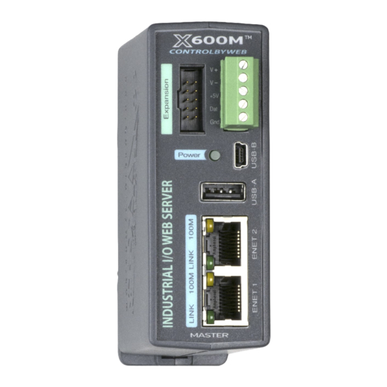 ControlByWeb X-600M User Manual
