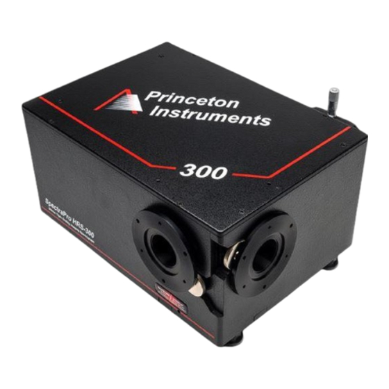 Princeton Instruments HRS-300 Operating Instructions Manual