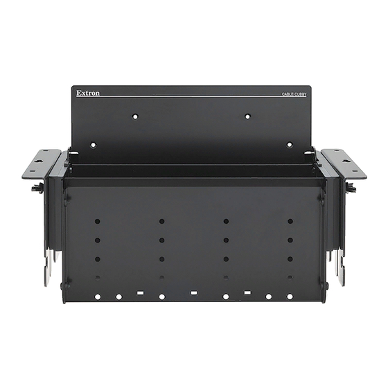 Extron electronics Cable Cubby 1252 MS Installation Manual