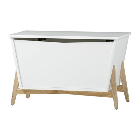 Crate&Barrel Parkside Toy Box Assembly Instructions Manual