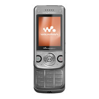 Sony Ericsson W760 Working Instruction, Mechanical