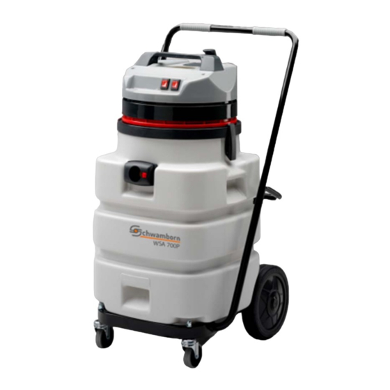 User Manuals: Schwamborn WSA 700P Wet Vacuum Cleaner