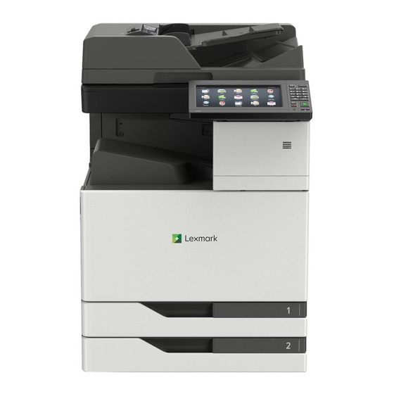 Lexmark CX922 User Manual