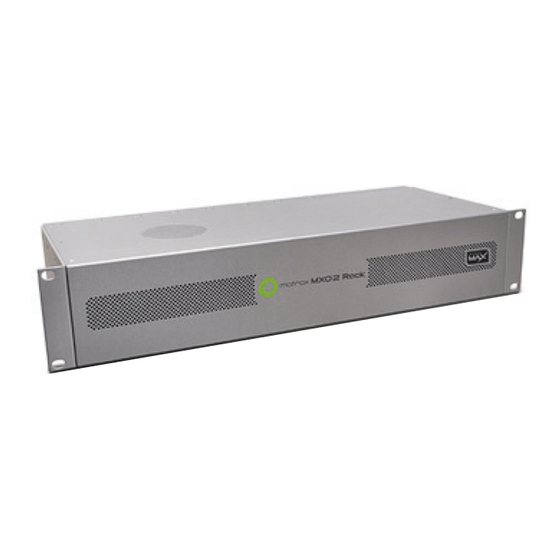 Matrox MXO2 Mini Product Manual