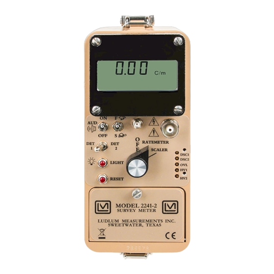 Ludlum Measurements 2241-2RK Manual