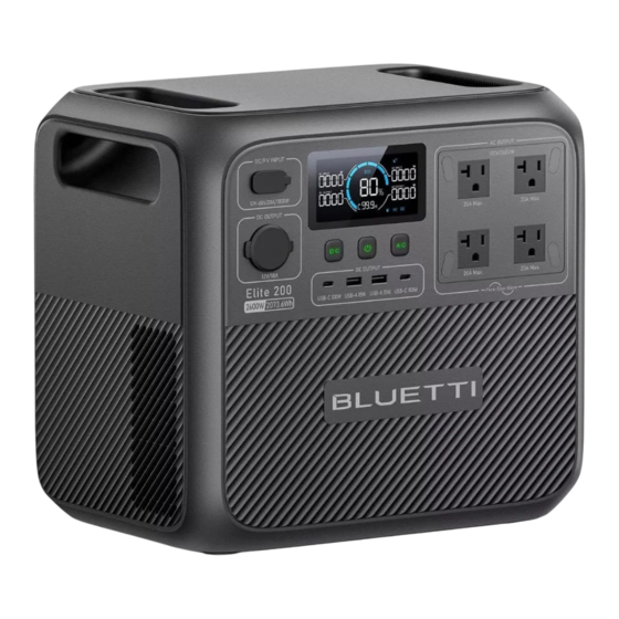 Bluetti Elite 200 V2 User Manual