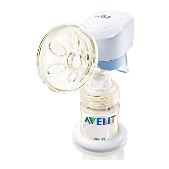 Philips AVENT ISIS BREAST PUMP Instructions For Use Manual