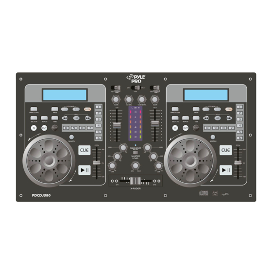 Pyle Pro PDCDJ380 Owner's Manual