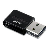 TRENDnet TEW-648UB - 150Mbps Mini Wireless N USB 2.0 Adapter User Manual