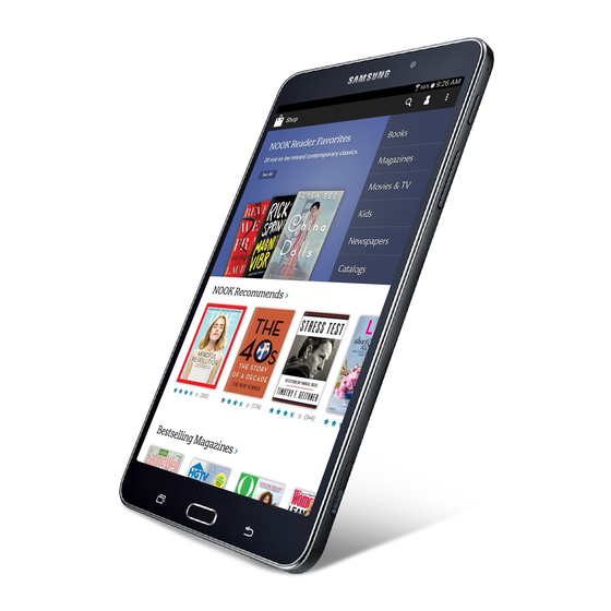 Samsung Galaxy Tab 4 NOOK Manuals